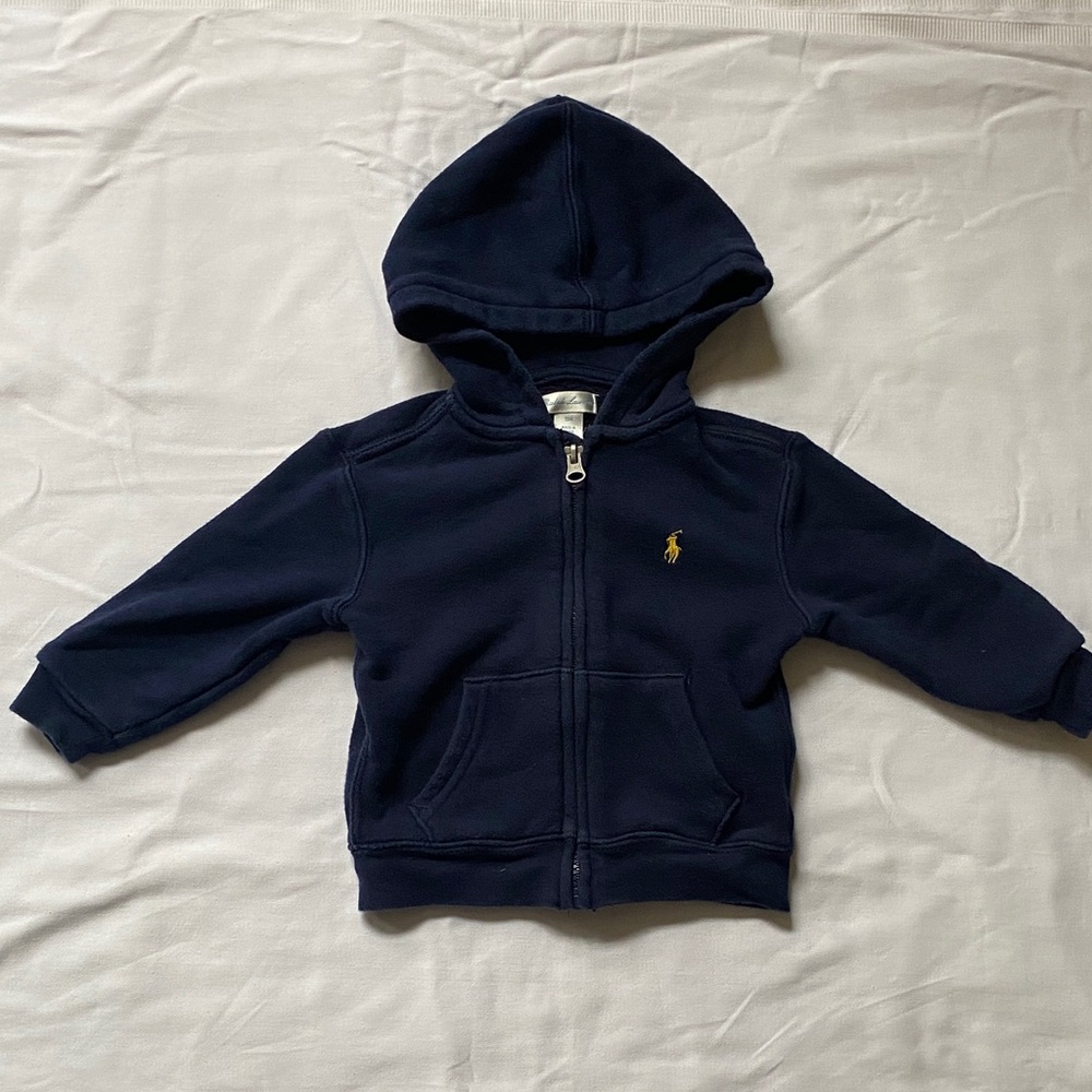 Ralph Lauren Navy Blue Kids Hoodie